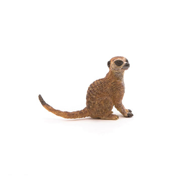Papo -Hand-Painted - Figurine -Wild Animal Kingdom - Sitting Meerkat -50207 -Collectible - For Children - Suitable For Boys And Girls- From 3 Years Old