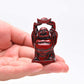 Brabud Feng Shui 2In Red Resin Laughing Buddha Statue Figurines Set Of 6 Bs001