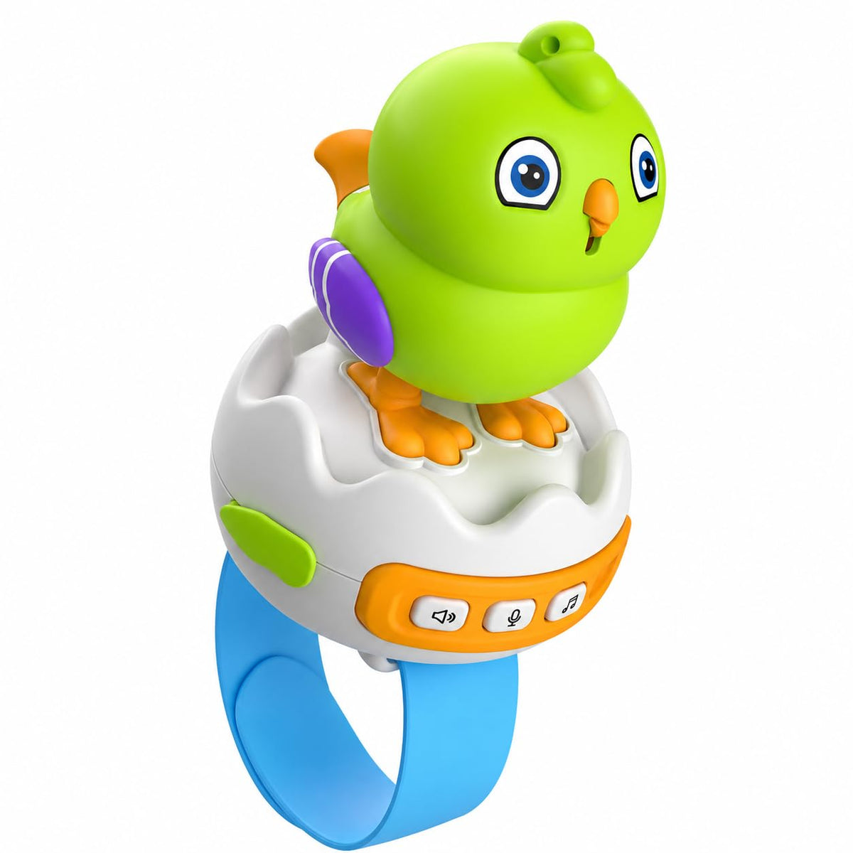 Zelvo Toddler Musical Talking Toy, Repeating What You Say Interactive Bird Toy for Kids | Electronic Mimic Pet with Sound & Musi
