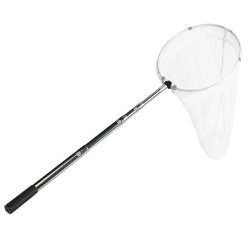 Restcloud Insect And Butterfly Net With 12' Ring, 24' Net Depth, Strong Stainless Telescoping Handle Extends To 38 Inches
