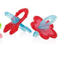 Nuby Chewbies Silicone Teether, Colors May Vary