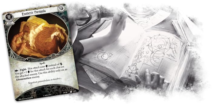 Arkham Horror The Card Game Undimensioned & Unseen Mythos Pack,Horror Game,Mystery Game,Cooperative Card Game,Ages 14+,1-2 Playe