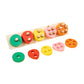 Atorse Wooden Shape Sorter Wood Sorting Stacking Toy For Baby Boys Girls 12+ Months Fruit B|Baby|Toys For Baby|Developmental Bab