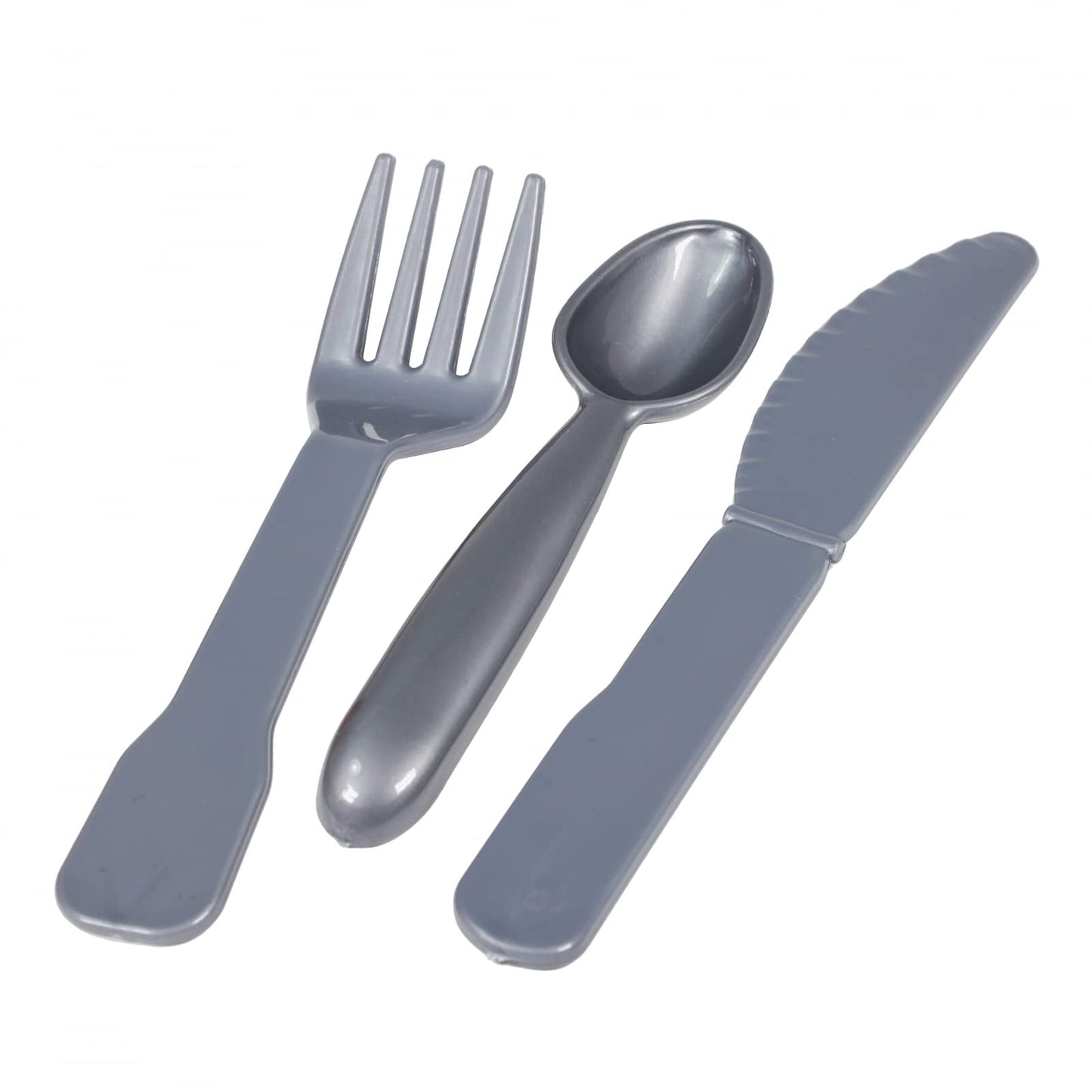 Kidplokio Kids Pretend Play Food Set Fun Picnic Plastic Food Utensils Assorted, Multicolor, Ages 3+