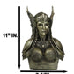 Ebros Norse Viking Mythology Poetic Edda Goddess Valkyrie Bust Statue 11' Tall Chooser Of The Slain Odin Maiden Decorative Figurine