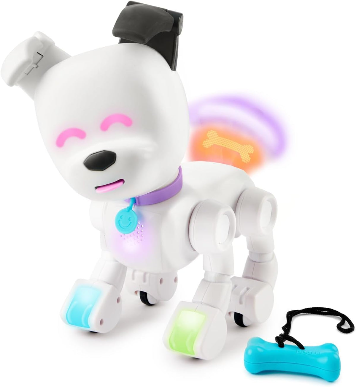 Doge Interactive Robot Dog With Colorful Led Lights, 200+ Sounds & Reactions, App Connected (Ages 6+)