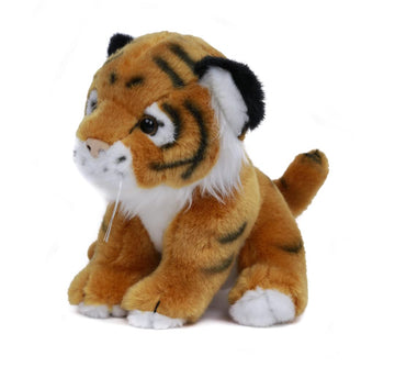 Plushland Brown Tiger Sitting 8' Stuffed Toys Plush Super Soft Winter Holiday (Brown)