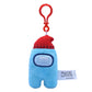 Just Toys LLC Among Us 3" Plush Backpack Hanger - Series 2, Green, Polyester, Model 787790987963