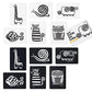 Wee Gallery Black And White Art Flash Cards For Babies, High Contrast Educational Animal Picture Cards, Baby Visual Stimulation, Brain And Memory Development In Infants And Toddlers - Original Animals