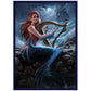Fantasy North - Allamorra - Alluring Siren - 100 Smooth Matte Tcg Trading Card Sleeves - Fits Magic Mtg Commander Pokemon And Ot