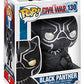 Funko POP Marvel Captain America 3 Black Panther Action Figure - 3.75" Vinyl, Black, Model SS-FNK-7229