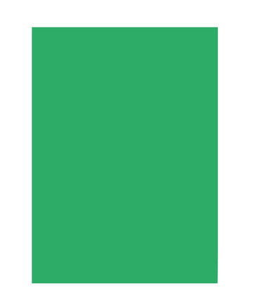 Folia 6354 Coloured Paper Emerald Green Din A3 130 G/M² 50 Sheets For Crafts And Creative Design Of Cards, Window Pictures And Scrapbooking