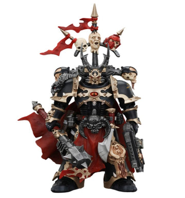 JOYTOY Warhammer 40k Chaos Space Marines Black Legion Chosen Champion with Bolter and Power Maul 1:18 Scale 4.96in Action Figure