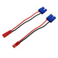 2pairs JST to EC3 Male Female Lipo Battery Connectors Adapter with 10cm 20awg Wire for RC FPV Racing Drone Multicopter Quadcopte