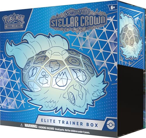 Pokémon TCG Scarlet & Violet Stellar Crown Elite Trainer Box - Multi, Small, Model 820650859229, Paper Material