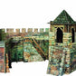 Clever Paper Town Wall With Figures