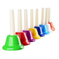 Hand Bells Set, Colorful Percussion 8 Note Diatonic Metal Hand Bell Kit For Toddler, Kid, Adults, Used For Festival, Musical Tea