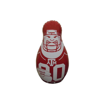 Fremont Die Ncaa Texas A&M Aggies Bop Bag Inflatable Tackle Buddy Punching Bag, Mini: 12' Tall, Team Colors