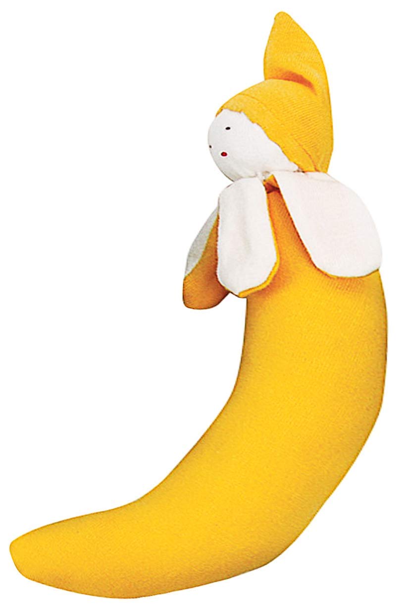 Under the Nile Organic Cotton Stuffed Banana Toy - Eco-Friendly, Soft, Perfect for Kids