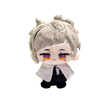 Kila Mila Anime Plush Doll Dazai Osamu Nakahara Chuuya Edogawa Rampo Mini Pendant Keychain Cute Toy Kids Gift( Nakajima Atsushi 