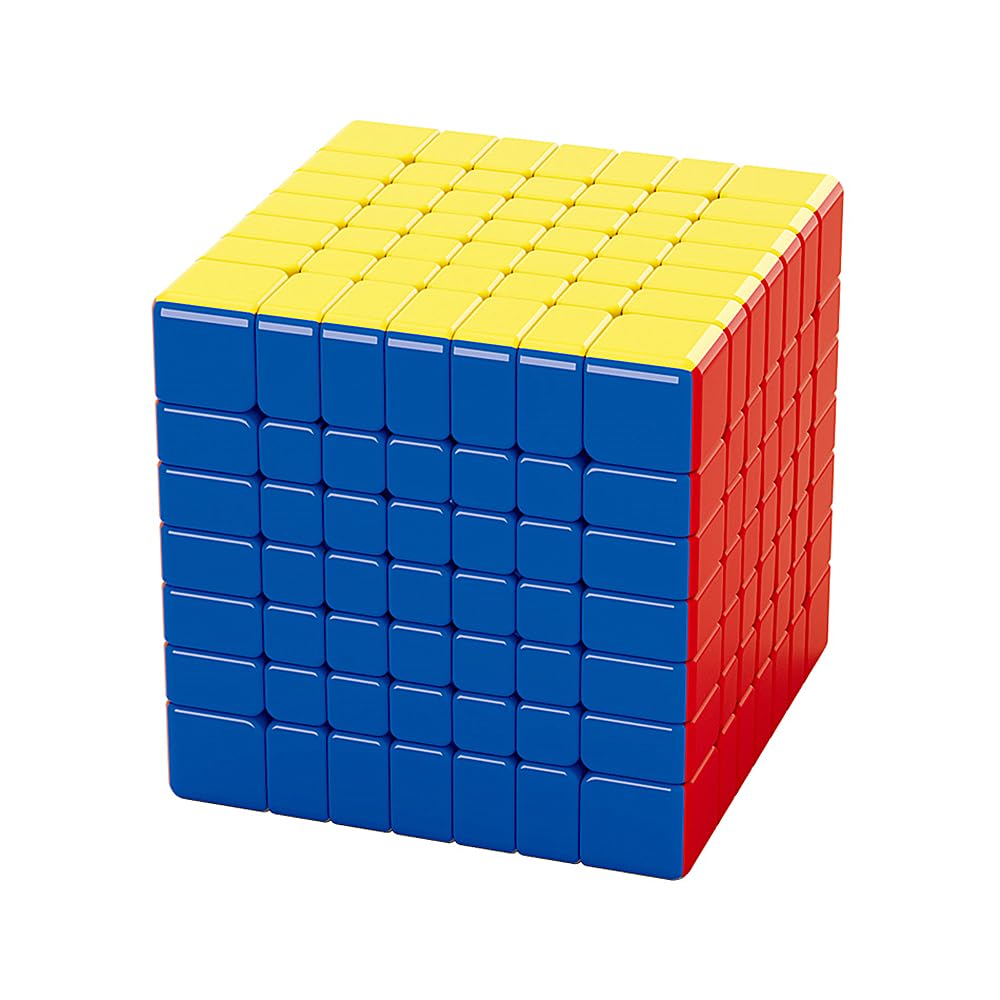 Liangcuber Moyu Meilong 7M V2 Speed Cube,Meilong 7X7 Magnetic Speed Cube Stickerless (2023 Edition)