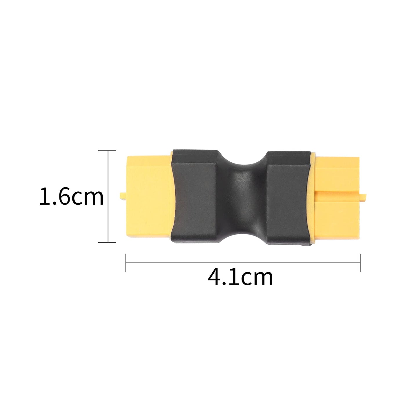 RIIEYOCA XT60 Female to Female Connector no Wire Adapter,XT60 Connector Adapter for RC FPV Car Plane Drone LiPo Battery etc XT60