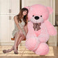 Gurudev 5 Feet Long Huge Loveable Hugable Playable Soft Teddy Bear Pink (152 Cm) Best For Someone Really Special