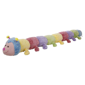 Rhode Island Novelty Jumbo 80 Inch Rainbow Caterpillar - Fun Inflatable Toy for Parties, Events & Decorations
