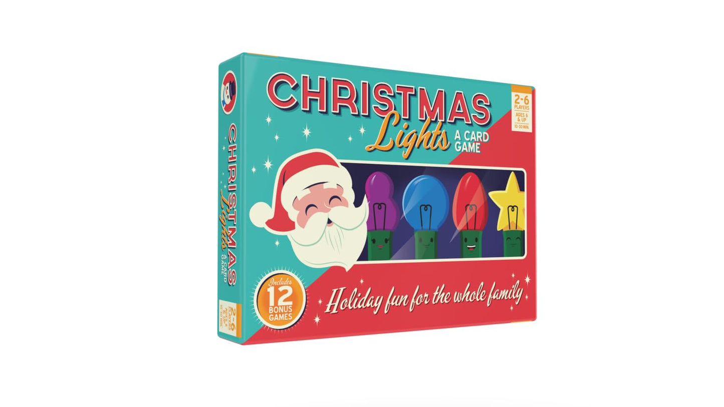 25th Century Games Christmas Lights Card Game - 13 Holiday-Themed Games, Multicolor, Model TFC1600025CG