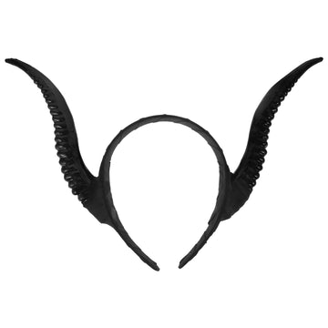 Lurrose Sheep Horn Headband Halloween Devil Horns Hairband Gothic Antelope Horns Horns Hair Hoop for Halloween Costume Photo Pro