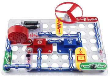 Snap Circuits Jr. Sc-100 Electronics Exploration Kit, Over 100 Projects, Full Color Project Manual, 28 Parts, Stem Educational Toy For Kids 8 +