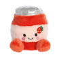 Aurora Adorable Palm Pals JJ Strawberry Jelly Stuffed Animal - Fun Collectible Plush for Kids and mature-themed Collectors - Perfect for Decorating Rooms and Birthday Gifts - Red 4.5 Inches