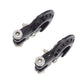 Lafeina Rc Crawler Winch Hooks, Metal Trailer Tow Hook For 1/10 Rc Car Scx10 Tamiya Cc01 D90 D110 Tf2 Trx4 Accessories (B, Black