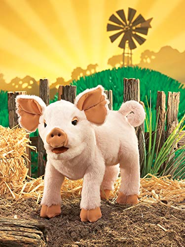 Folkmanis Piglet Hand Puppet, Pink, 1 Ea