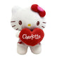 The Trendy Turtle Personalized Hello Kitty Plush Stuffed Animal - Multi, Model PERHK, Soft Polyester Toy for Valentine's Day