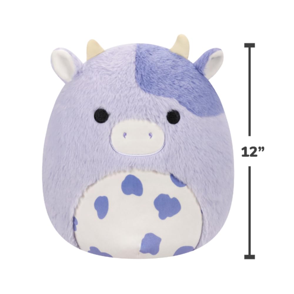 Squishmallows 12 Fuzz-A-Mallows Bubba The Cow