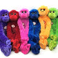 The Petting Zoo Monkey Stuffed Animals, Plush Toys For Girls And Boys, Rainbow Of Colors-20 Inches (Orange)