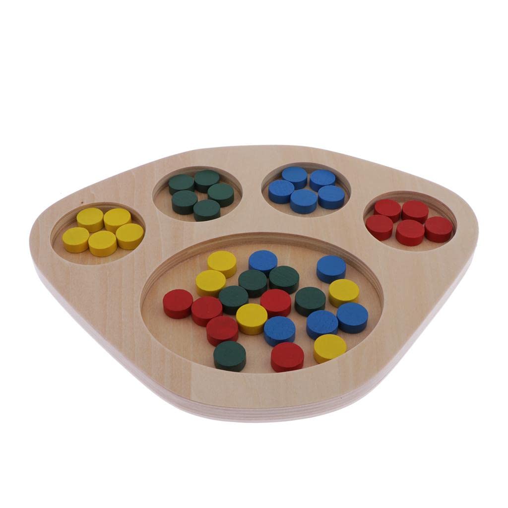 Fashion My Day Counting and Sorting Toys Wooden Educational Toy with 40 Solid Wood Pieces | Toys & Games|Baby & Toddler Toys|Ear