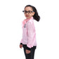 Rabtero Kids 1950S Costumes, Girls 50S Outfit Grease Costume, Pink Ladies Costume For Girls, Pink Ladies Satin Jacket With Pants, Glasses, Earrings And Scarf, Size 8-10