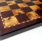 18' High Gloss Cherry & Burlwood Color Chess Board