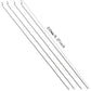 Ltvystore 10Pcs Adjustable Pushrod Connector Linkage Stopper 1.3Mm & 10Pcs Nylon Control Horns 21X10 Mm & 10Pcs 1.2 X 210Mm Z Pu