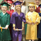 Gradplaza Shiny Choir Robe Kindergarten Preschool Graduation Gown Shiny Graduation Gown For Kids Purple Size 27
