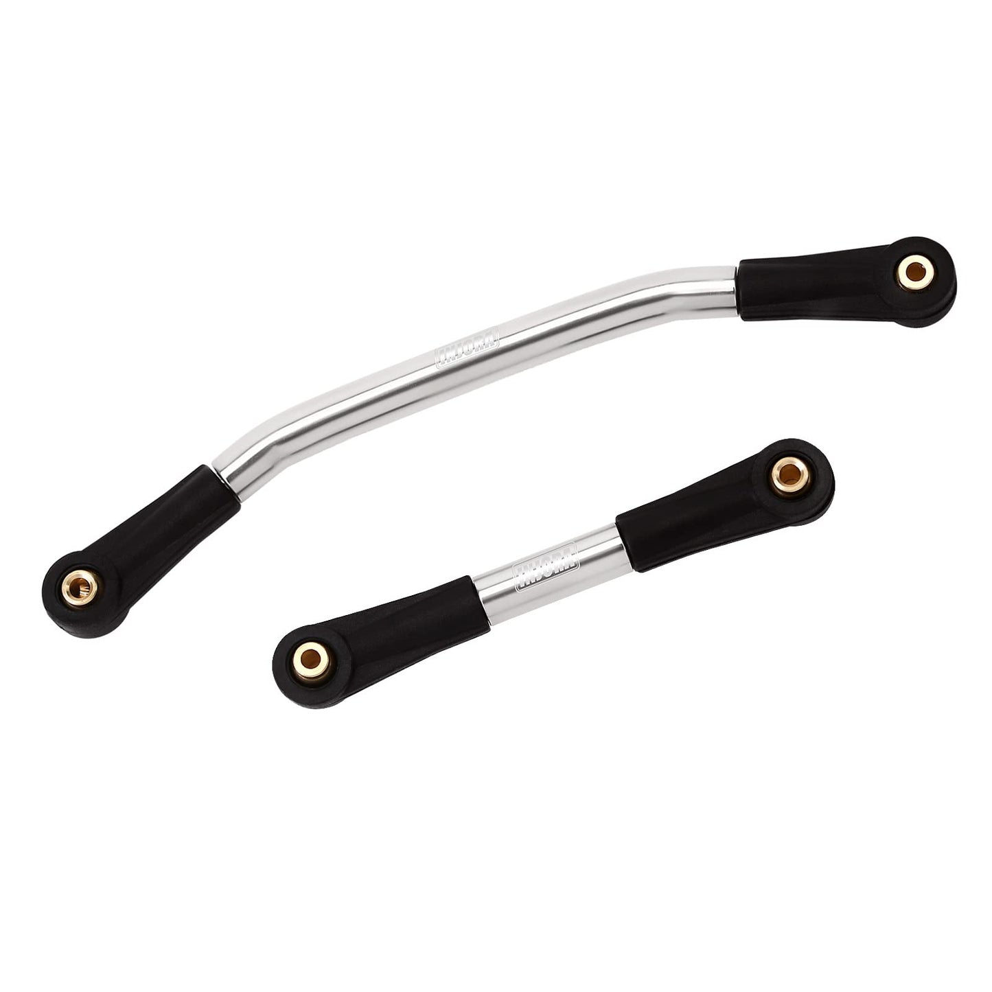 INJORA Steering Link Stainless Steel with Plastic Rod Ends for 1/24 RC Crawler Car Axial SCX24 C10 Deadbolt JLU Gladiator Dodge