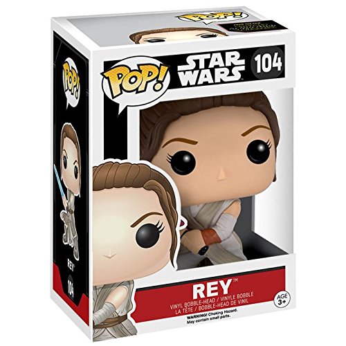 Funko Pop Star Wars: Episode 7: The Force Awakens Figure - Rey With Lightsaber