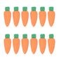 Realistic Carrot Shaped Erasers Set: 30 Pieces of Vegetable Rubber Erasers for Kids, Ideal for Fun Classroom and Party Favors
