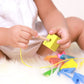 BOHS Caterpillar Lacing Blocks - Toddler Fine Motor Skills Toys - Multicolor, Wood, Model CZ715