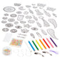 Shrinky Dinks Jewelry Kit - Miniature Art & Craft Activity, Multicolor Plastic, Model 397J-5