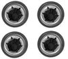 Univen Push Nut Axle Cap Retainer .437'' (7/16'') (11.1mm) Compatible with Power Wheels Toy Cars and More 4 Pack. Please See Mea