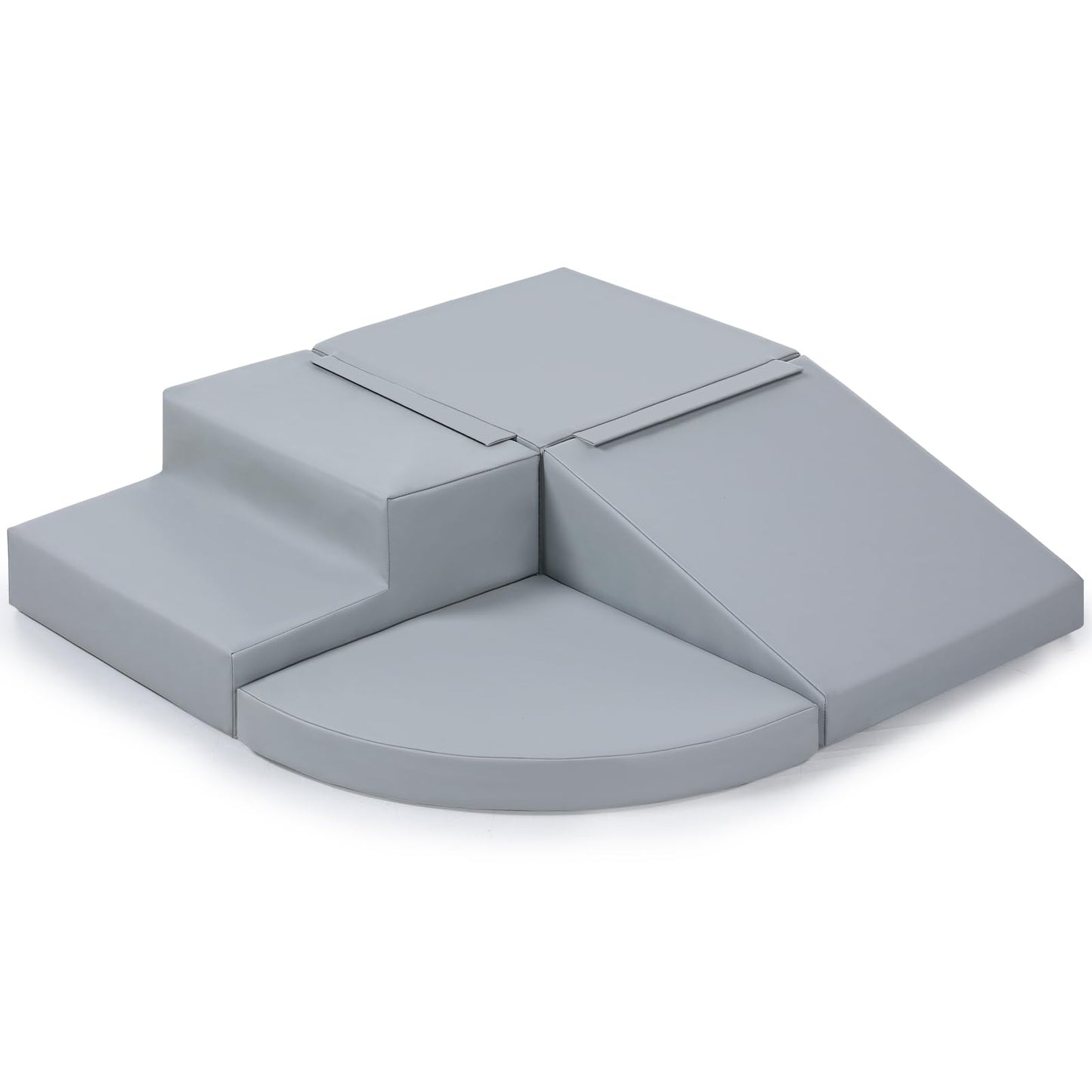 Sumbababy Foam Climbing Blocks for Toddlers: 4 PCS Soft Play Toys - Waterproof PU Leather Climber - Kids Indoor Playground Set for Preschool and Daycare