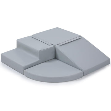 Sumbababy Foam Climbing Blocks for Toddlers: 4 PCS Soft Play Toys - Waterproof PU Leather Climber - Kids Indoor Playground Set for Preschool and Daycare